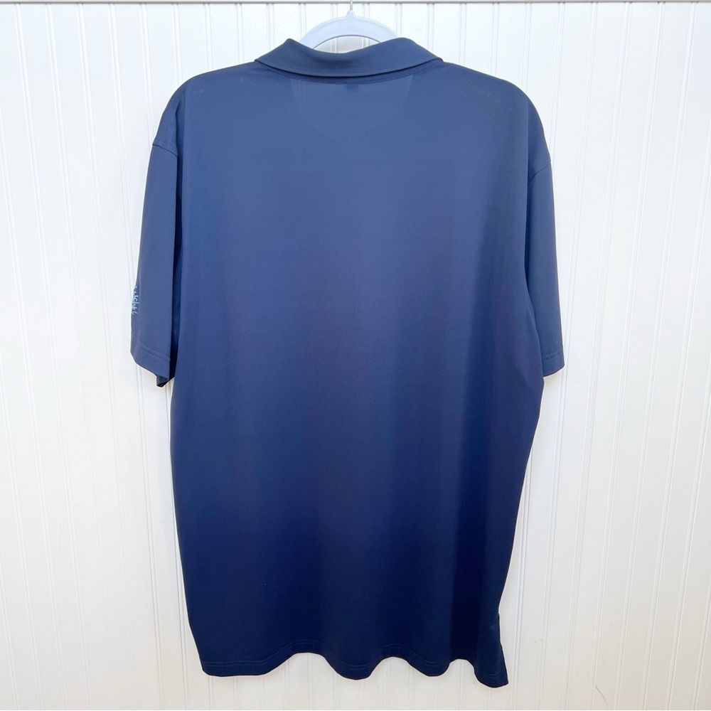 Peter Millar Solid Navy Blue Short Sleeve Golf Po… - image 2